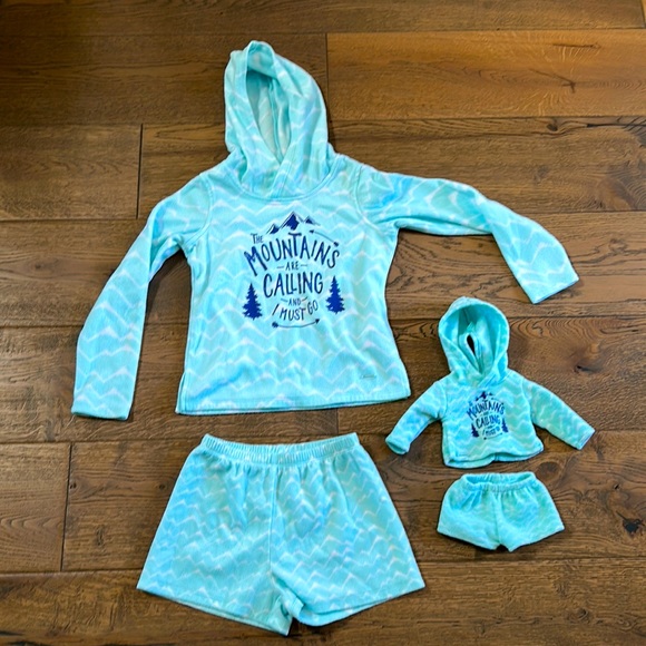 American Girl Pajamas American Girl Matching Girl And Doll Fleece